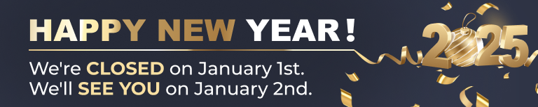 We're closed on January 1st. We'll see you on January 2nd | Honest 1 Auto Care Diamond Bar